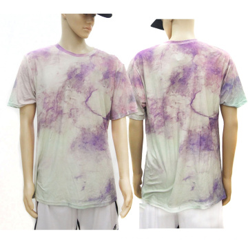 Over Printing Beautiful Modal T Shirt Full Color All Printing Custom Unisex Usa-europe-asia Size for Print T-shirt Custom